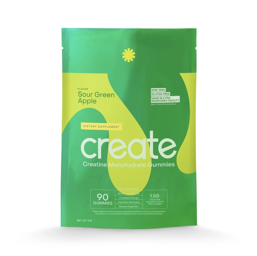Creatine Monohydrate Gummies – Green Apple