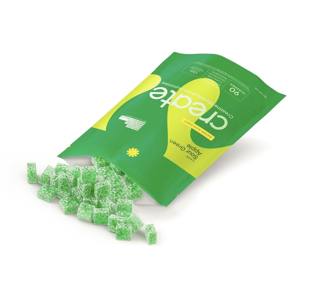 Creatine Monohydrate Gummies – Green Apple