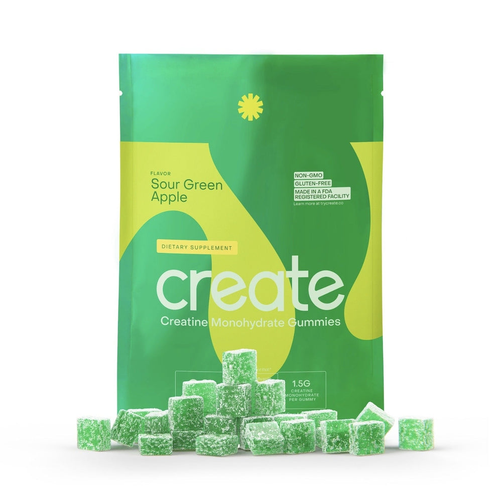 Creatine Monohydrate Gummies – Green Apple